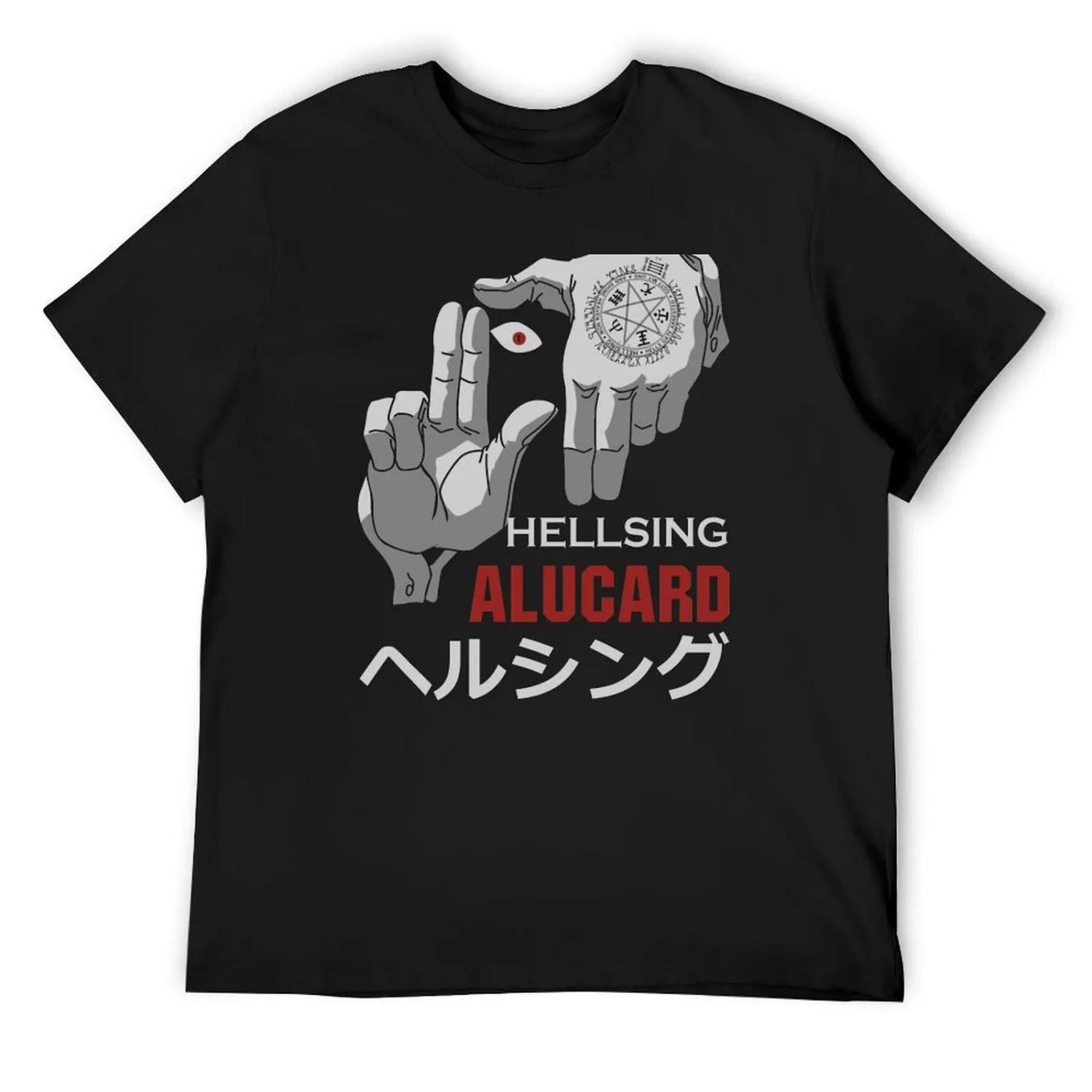 

Alucard T-Shirt vintage anime shirt plus sizes anime blue archive oversized t shirt men XXXXXL різнокольоровий