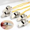 Metal Whistle Referee Sports Rugby Stainless Steel Whistle Soccer Basketball Party Training School Cheerleading