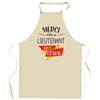 Kitchen Apron - Lieutenant Thank You Awesome - Breton Print - Durable Cotton - Made In France