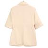 Gucci 643288 21AW Ivory Wool 100% Horsepit Gold Button Short Sleeve Jacket Jacket 36 IvoryUsed