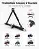 3 Point Trailer Hitch with Trailer Ball, 3 Pt Quick Hitch Attachment, Tractor Tow Drawbar Adapter, Compatible with Category 2 Tractor, Kubota,