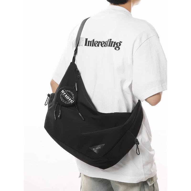 Men's messenger bag trendy brand 2025 new fashion casual function cycling sports trend men's shoulder bag