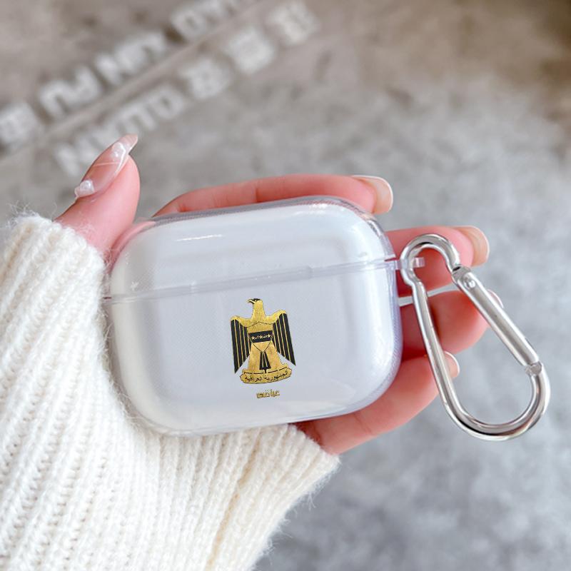 

Saddam Hussein Iraq Flag With Hook For Airpod Pro 3 Pro2 Clear Cover Accessorie Soft Case for Apple Airpods 2 1 Earphone Cases Airpods 1 2