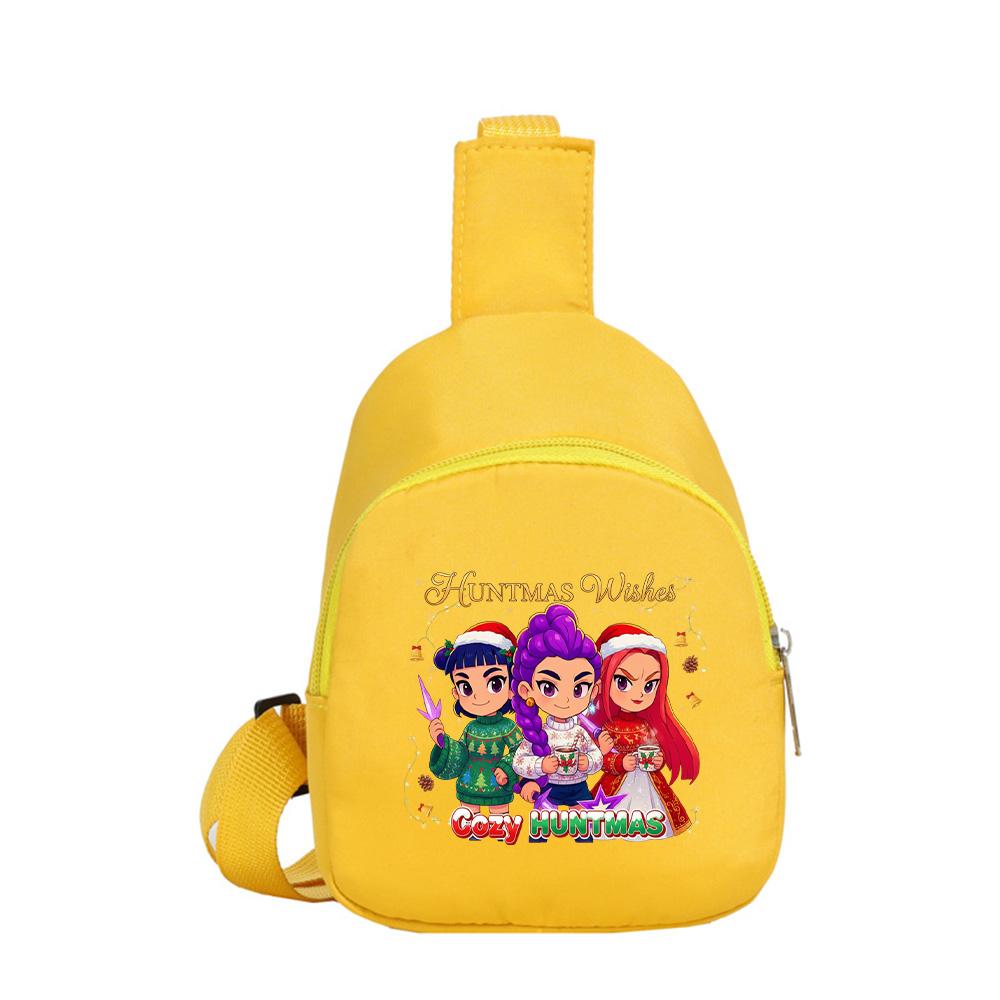 K-Pop Demon Hunters Printed Shoulder Bag Crossbody Bag Kawaii Portable Compact Storage Bag Crossbody Pouch Kid Birthday Christmas Gift