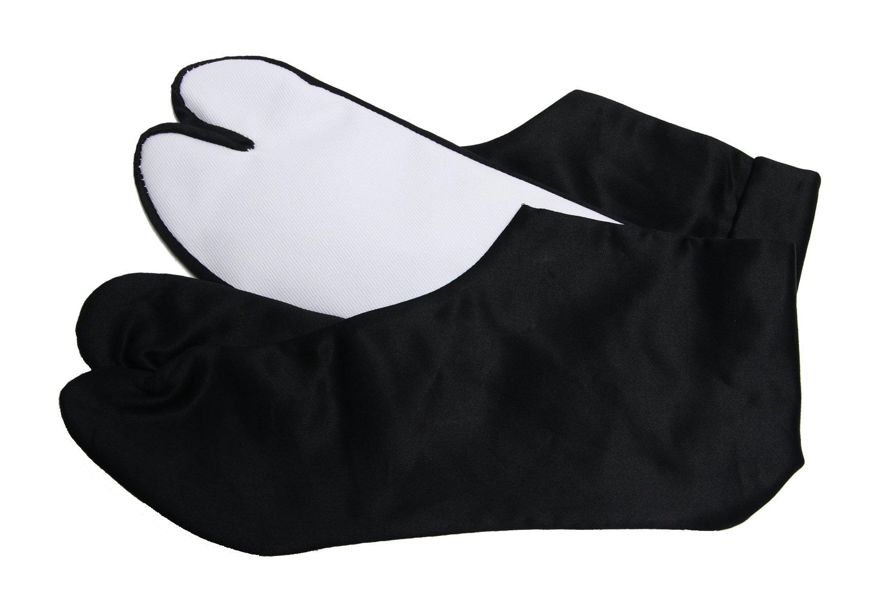 

Премиальные черные твиловые таби-носки с четырьмя застежками и отбеленной подкладкой, сделано по размеру [Hasegawa Co., Ltd.], Япония, 28.0 см чёрный