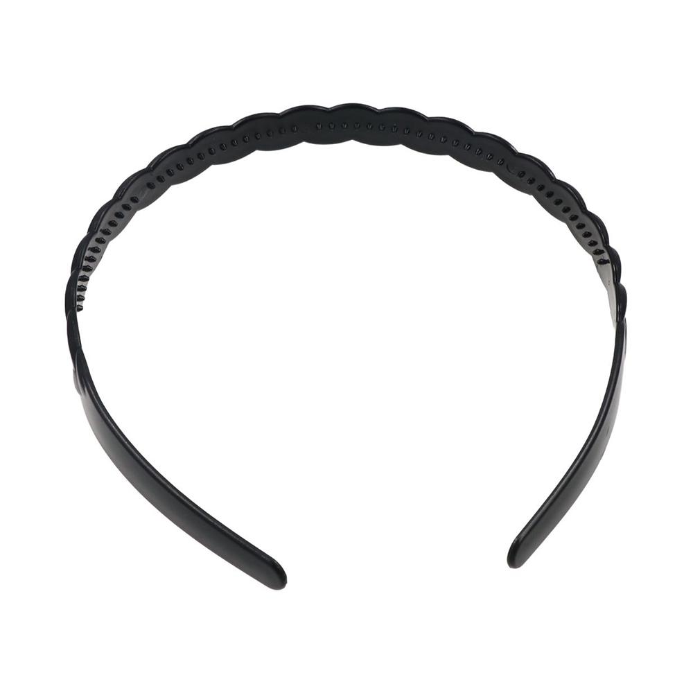 Plastic Washing Mens Unisex Black Wavy Headdress Hair Hoop Hair accessories Headband Head Hoop
