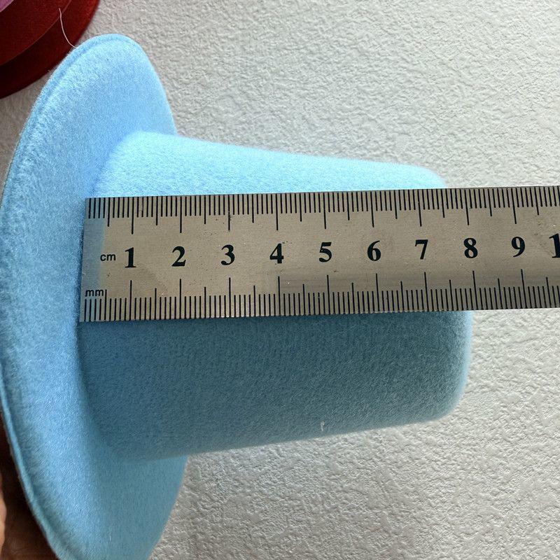 14cm High 8cm High Top Handmade DIY Lolita Velvet Hat Blank