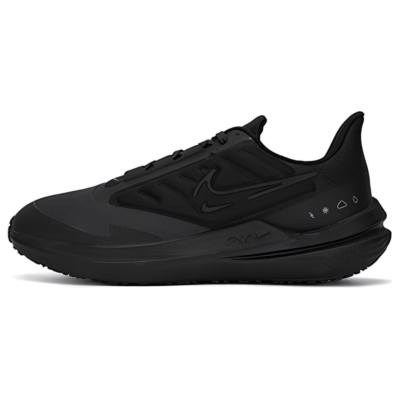 Nike Air Zoom Winflo 9 Shield  Triple Black  Men s DM1106-007 EU 44