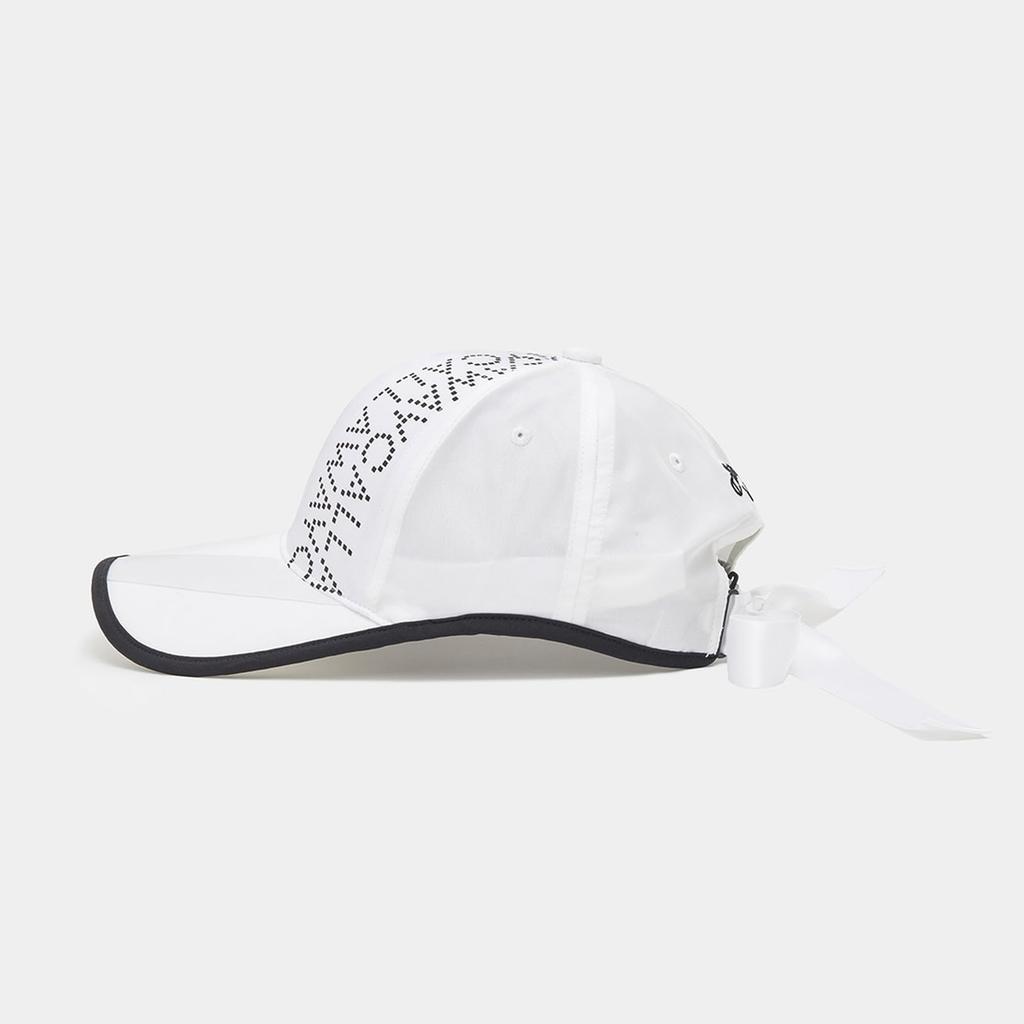 [Callaway] Women's Cap (with Ribbon On the Back, Size Adjustable)  Golf Hat  C24291202 1030White