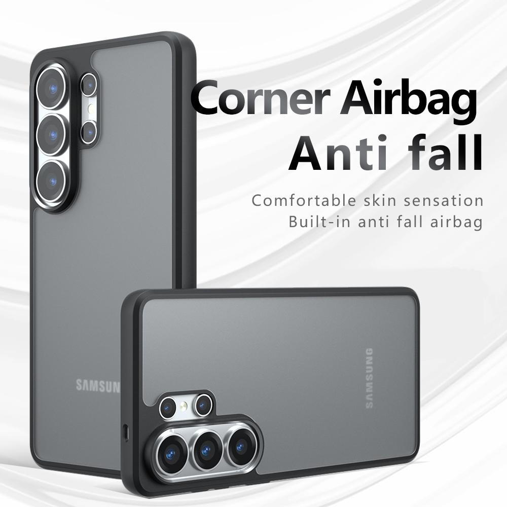 Transparent Cover for Samsung Galaxy S26 Ultra S25 Plus S24 FE Case Ultra Thin Matte Translucent Clear Protection Funda Capa