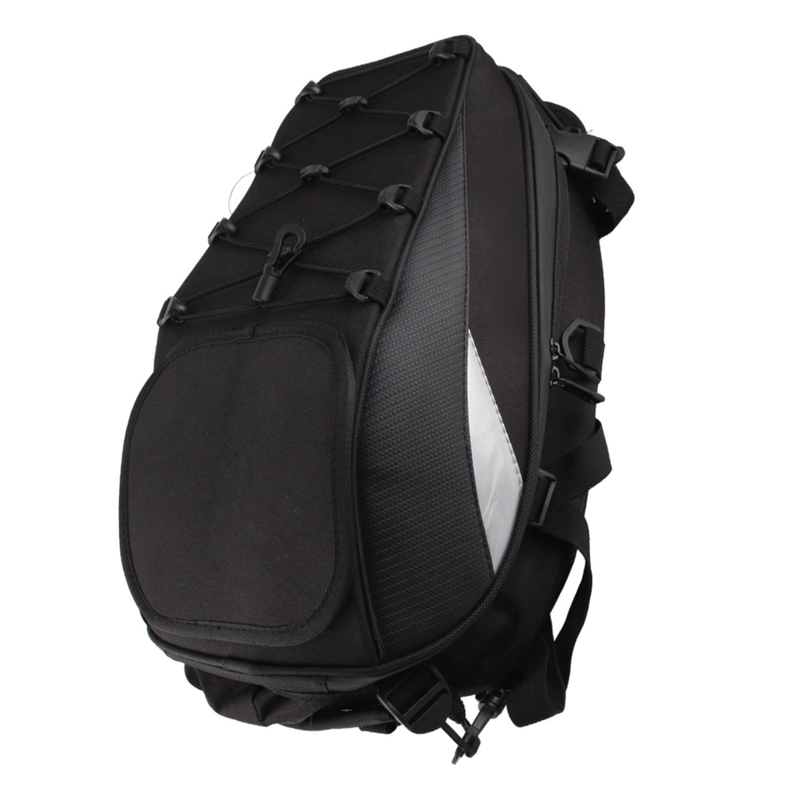 

Motorcycle Rear Seat Bag Dual‑Purpose Waterproof Back Saddle Helmet Tail Luggage Backpack