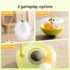 Interactive Cat Tumbler Toy ABS Base with Feather Rolling Ball Pet Toy Reduce Boredom Destructive Behavior Pouch Egg Tumbler Toy