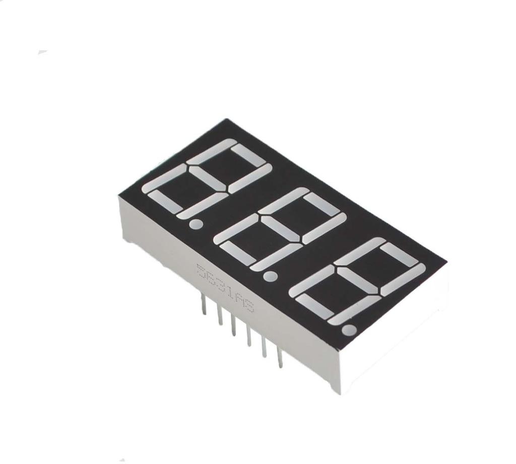 0,56 Zoll 7-Segment 1-Bit 2-Bit 3-Bit 4-Bit Digitalröhre Rote LED-Ziffernanzeige mit gemeinsamer Kathode