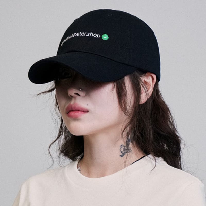 

MY NAME IS PETER PETER.SHOP BALL CAP - BLACK OS