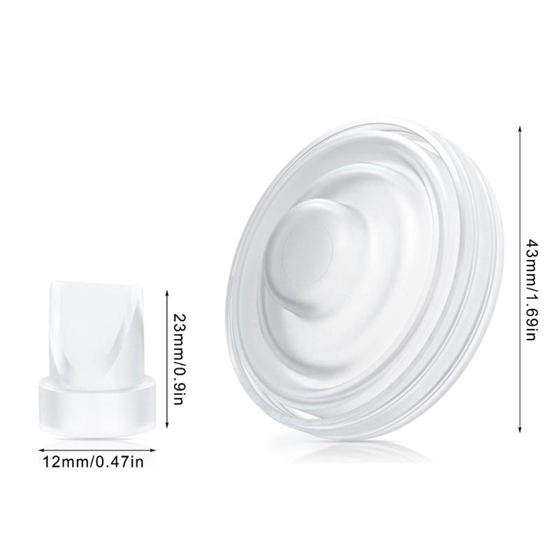 Válvulas/Membrana de Silicona de Grado Alimenticio Fácil Instalación Accesorios para Extractor de Leche Parte de Repuesto a Prueba de Fugas