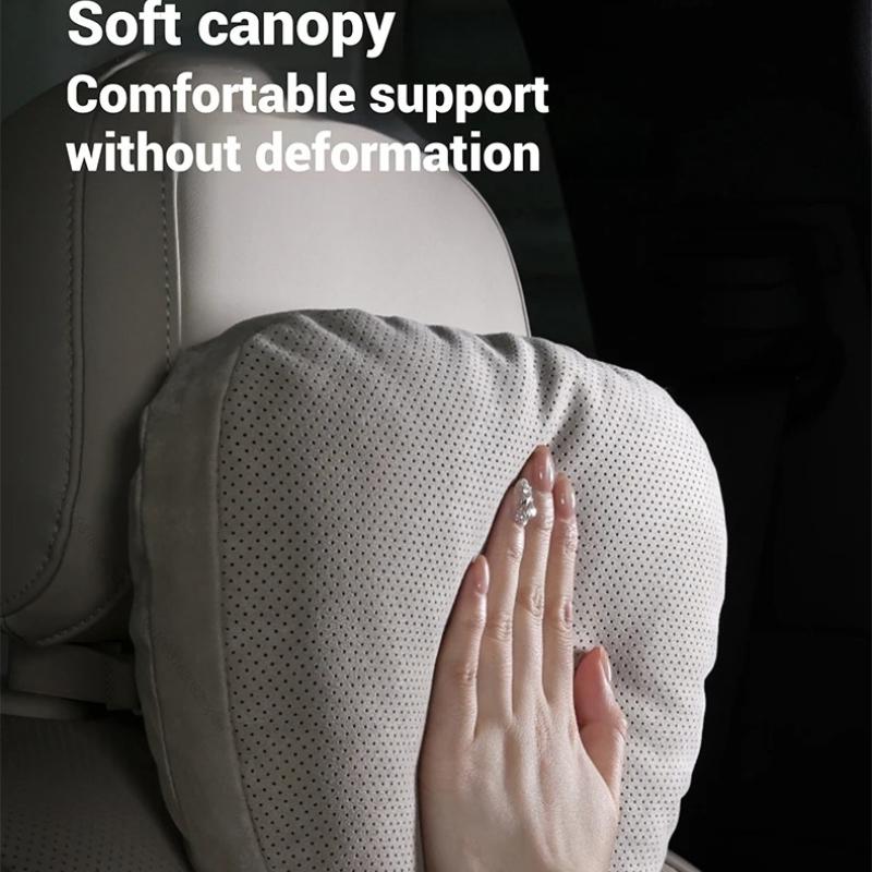 For XPENG G6 P7 G9 G3 P5 X2 N5 F30 -2025 Suede Car Neck Pillow Seat Headrest Lumbar Spine Protectio Car interior accessories