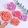 3D Rose Flower Shape Silicone Candle Mold DIY Aromath Soap Candles Molds Chocolate Baking Making Valentine's Day Craft Gifts