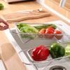 Stainless Steel Kitchen Sink, Telescopic Sink, Draining Rack, Multi-Functional Tableware And Chopsticks Draining Rack