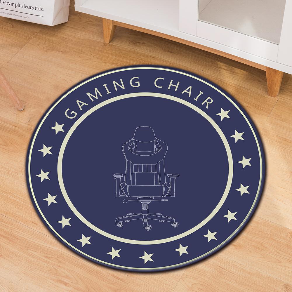 Simple Printed Carpet Computer Chair Mat Office Chair Floor Mat Door Mat Foot Mat