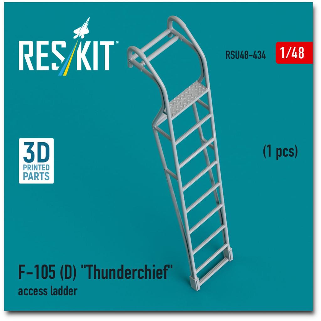 Reskit Boarding Ladder 3D Printer Resin Kit 1/48 F-105D RSKU48-0434 (Airplane)