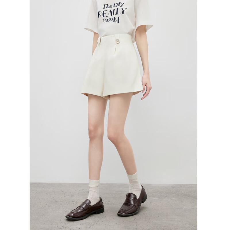 Qiushui Yiren Women's A-Line Casual Shorts