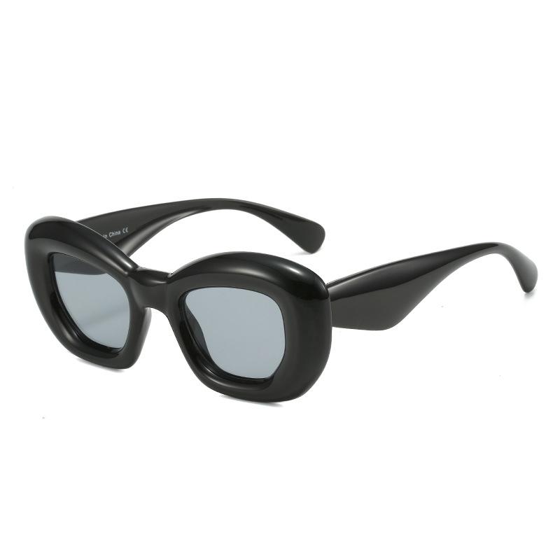 Y2K Luxury Designer Balloon Cat Eye Sunglasses Trendy Pink Punk UV400 Vintage Candy Color Shades for Women Men