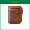 Retro Pu Mens Multifunction Wallet With Zipper Coin Pocket For Business And Casual