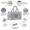 Pet Tote Carrier Bag, Portable Pet Bag Go-out Bag Travel for Puppies Outdoor Travel Portable Soft Shoulder Bag
