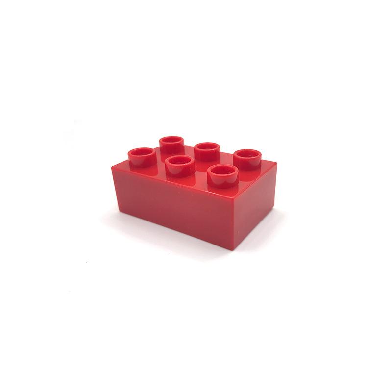 Mattoncino Base 2x3 10 pezzi Fai da Te Classico Educazione Blocchi da Costruzione Compatibili Con Duplo Mattoncini Grandi Giocattoli Per Bambini