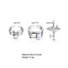Vintage Irregular Cross Star Couple Ring for Women Men Punk Gothic Sliver Color Kpop Adjustable Rings Y2K Egirl Jewelry Gift