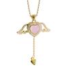 Light Luxury, Sweet Love, Angel Wings, Dynamic Tassel Necklace, Exquisite Collarbone Chain, Female