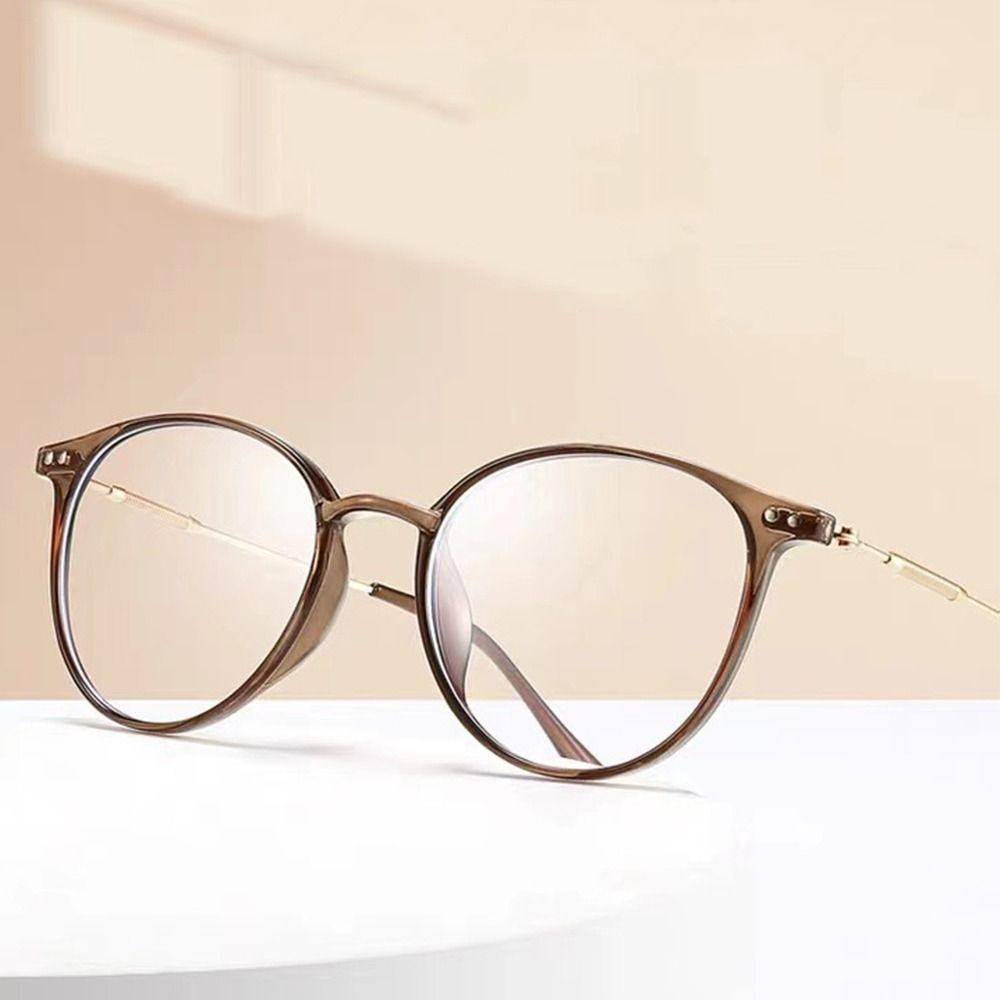 Blue Ray Blocking Anti-Blue Light Reading Glasses Multifocal Progressive Near Far Round Eyeglasses Eye Protection Pc