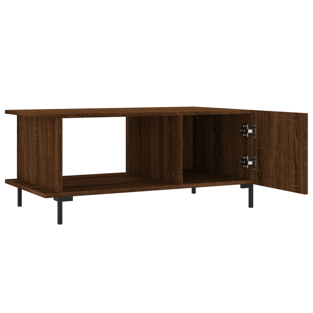  Coffee Table, Brown Oak, 90x50x40 Cm