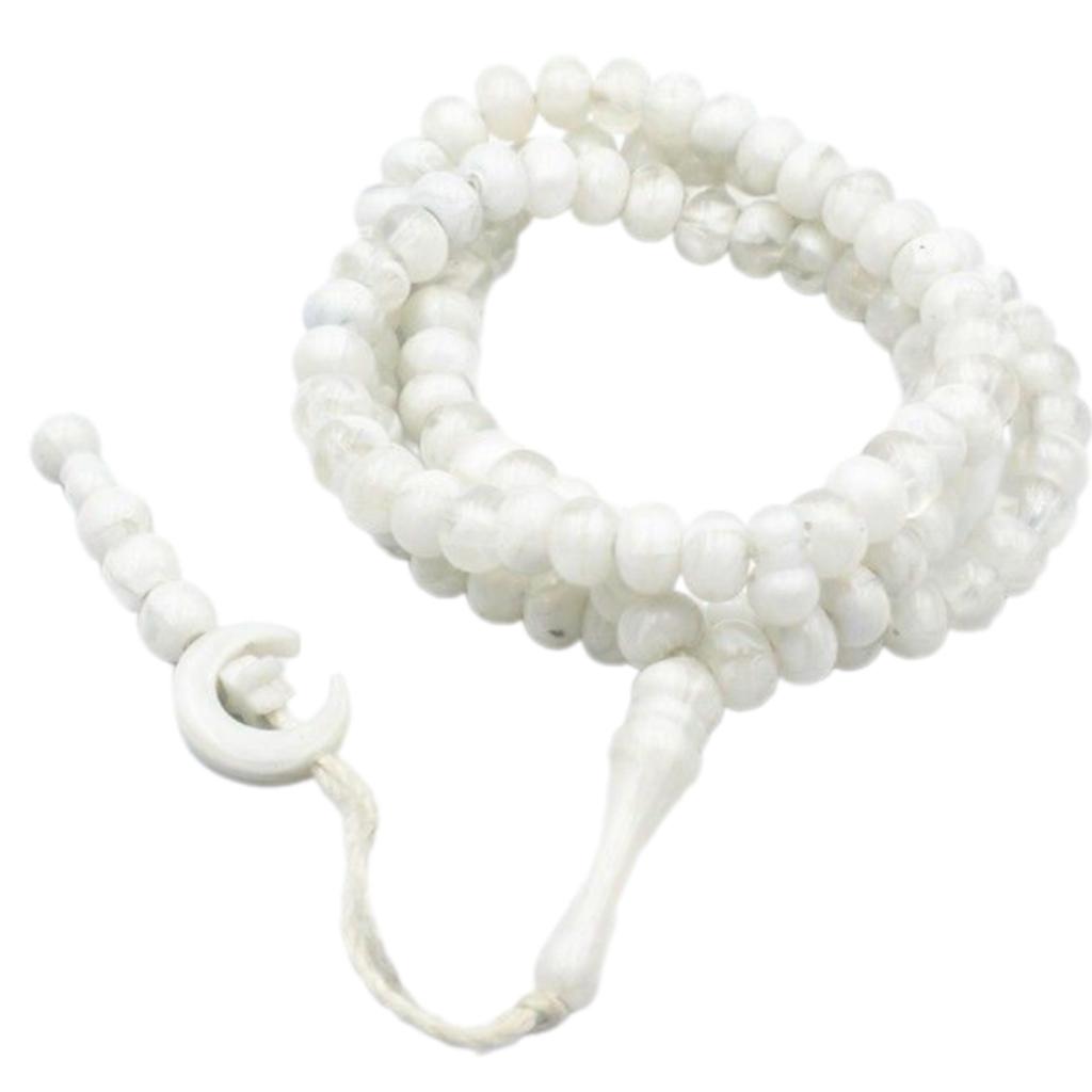 99-Prayer Tasbih Beads 8mm Rosary Beads Tasbih Prayer Beads Wrap Bracelets Necklace Eid Prayer Beads for Men Women