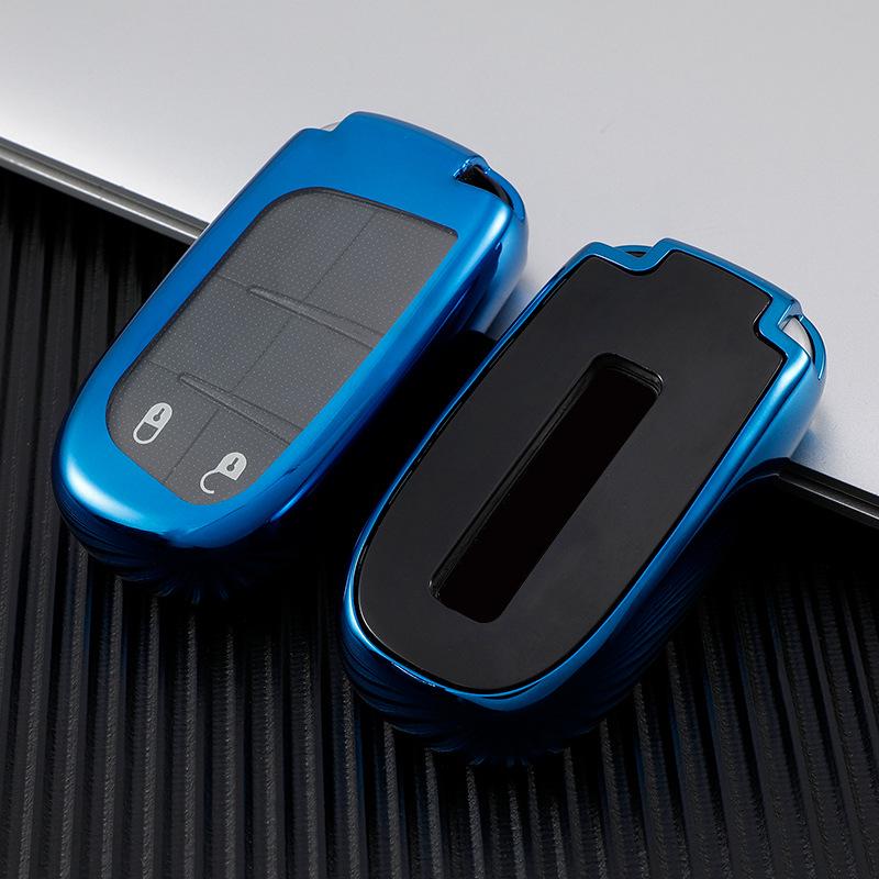 Compatible Key Cover for Jeep Compass, Renegade, Grand Cherokee & Dodge