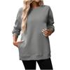 Women Winter Tops Women's Long Sleeve Sweatshirt Casual Crewneck Loose Fit Pollover Fleece Tops