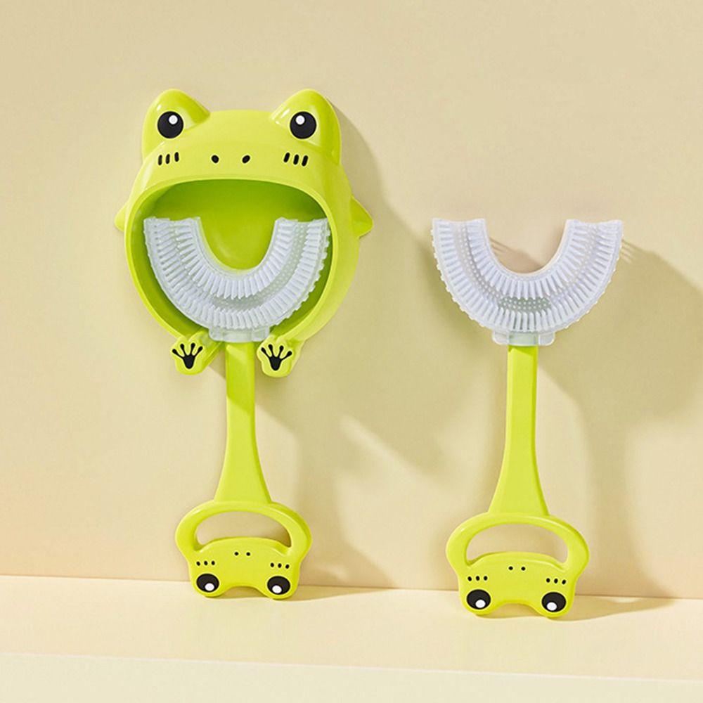 Cleaning A Dent Enfant Silicon U Shape Toothbrush Tooth Brush Cleaning Brosse Teeth Clean Brush