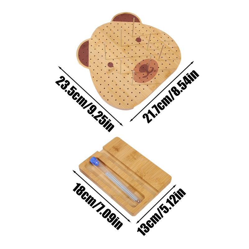 Blocking Board For Crocheting Handcrafted Wooden Blocking Board Wooden Crocheting Accessories With Board Base For Sewing