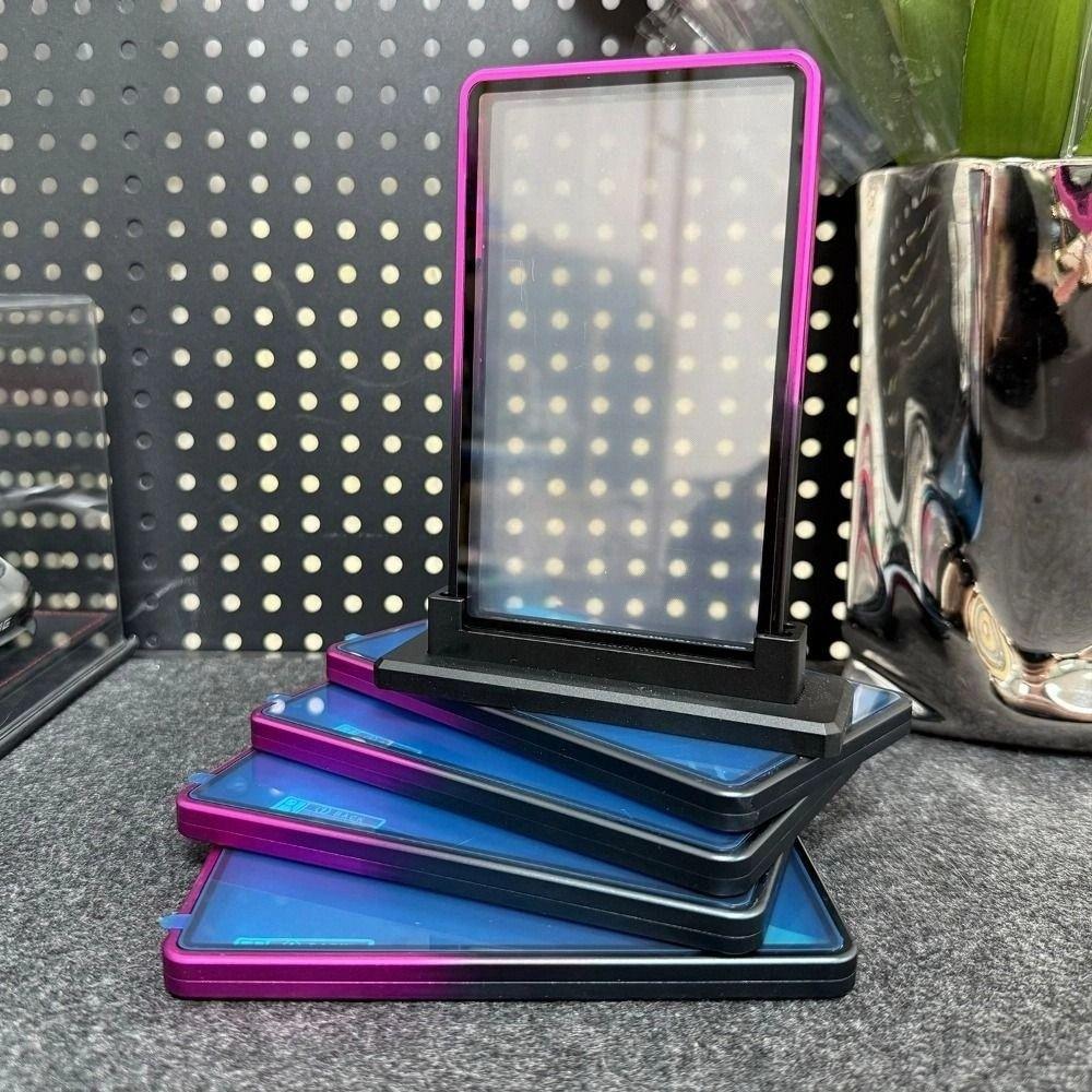 Gradient Color Trading Card Protect Box Aluminum Alloy Graded Cards Protector Card Display