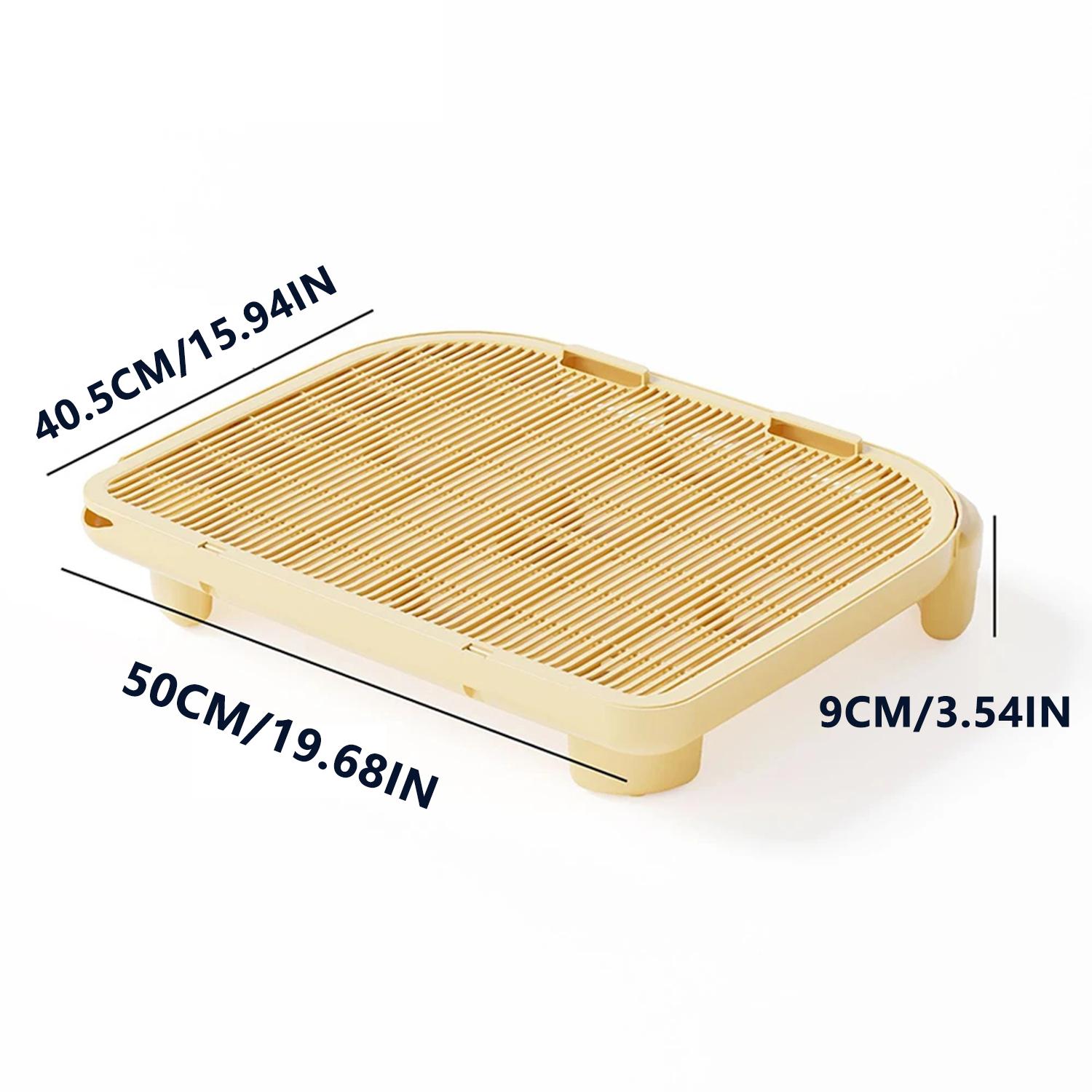 

Коврик для кошачьего туалета, двухслойный пластиковый коврик для кошачьего туалета, коврик-ловушка для ног, коврики для кошачьего туалета с противоскользящими ножками