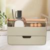 Craft Storage Box with Drawer, Functional Holder Bin for Makeup and Office Use
