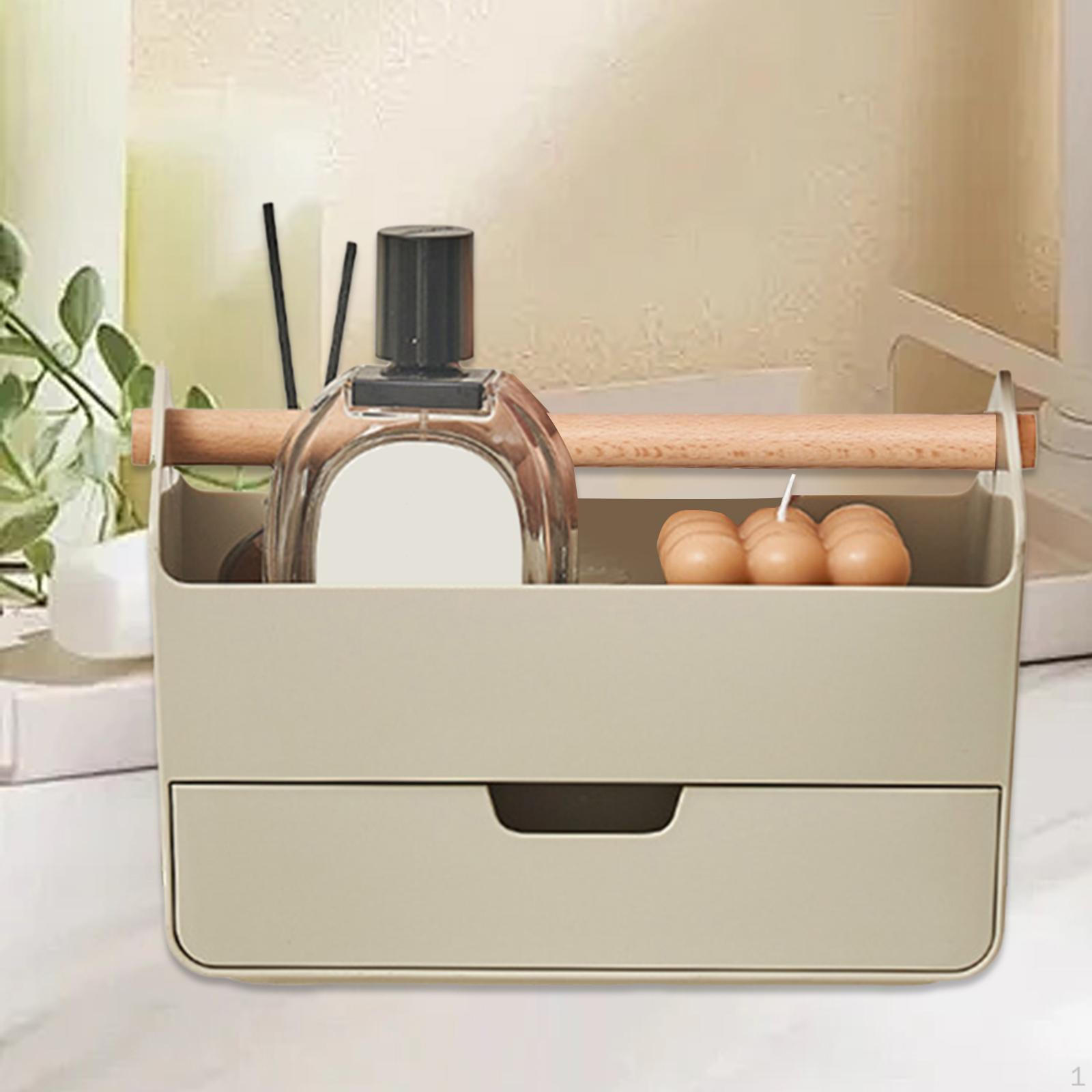 

Коробка для хранения рукоделия с выдвижным ящиком, функциональный держатель для макияжа и офисных принадлежностей