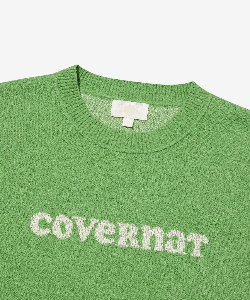 COVERNAT WOMAN Cooper Logo Half Knit Green