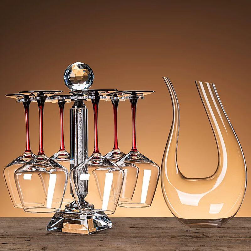 European Crystal Wine Glass & Decanter Set