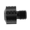 2 Pcs Motorcycle Rear View Mirror Hole Plug 10mm Reverse Thread Aluminium Alloy Mirror Hole Screws Bolts Black