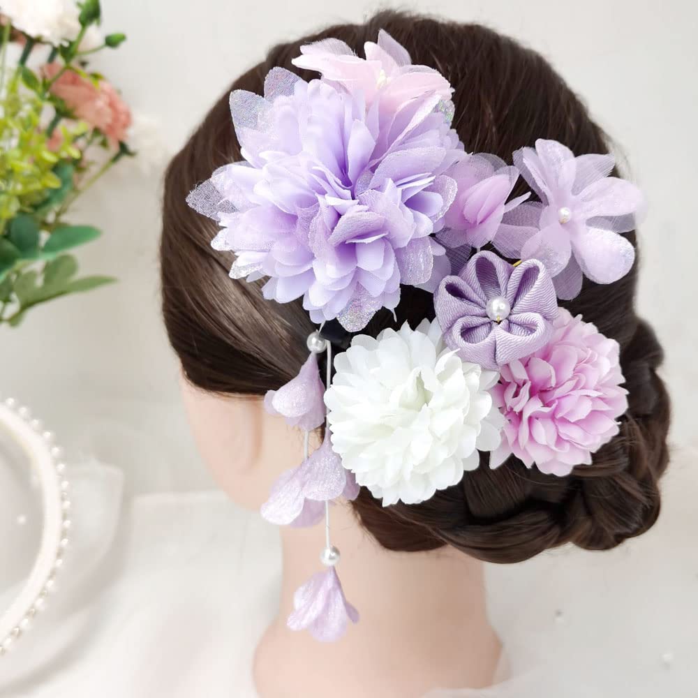 artificial Japanese hair perfect for and other traditional Japanese Perfect for hair and other traditional Japanese Features a hair and flower