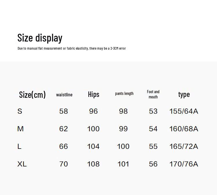 Women's Spring Elastic Waist Straight Leg Casual Pants
