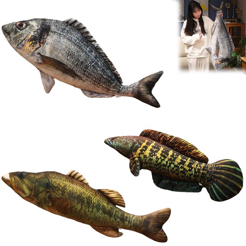 Soft Comfortable Simulation Fish Plush Toy 40/60cm Fish Cushion Pillow  Birthday Gifts