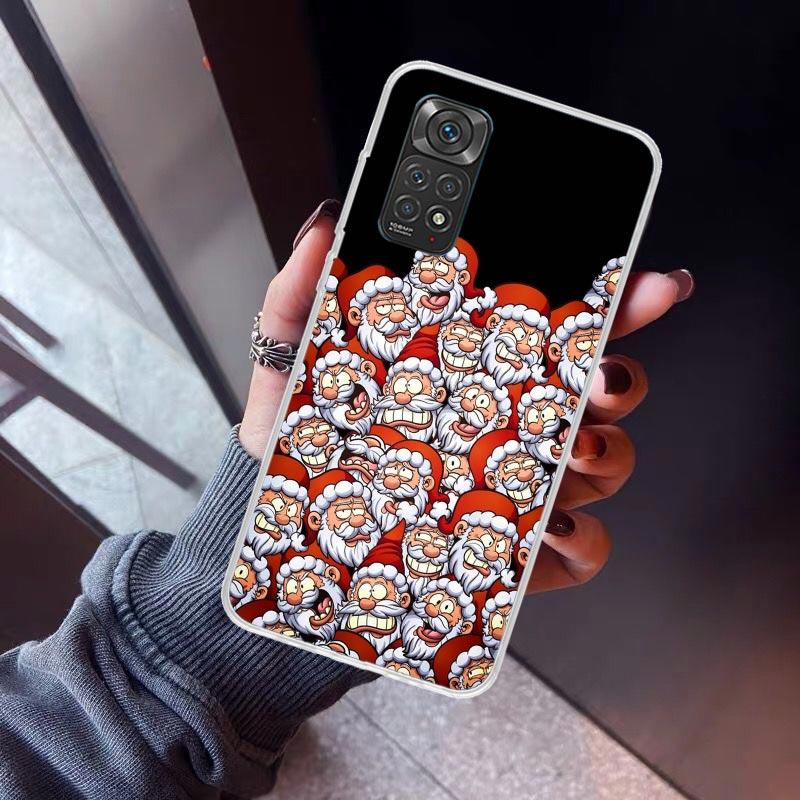 Christmas Santa Claus Present Phone Case for Xiaomi Redmi Note 15 14 14S 13 12 12S 11 Pro Plus 11E 11T 11S 10S 5G Soft Cover Fun