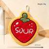 Children's Soft Coral Fleece Fruit Hand Towel - Absorbent, Thickened, and Hanging Kitchen Wipe